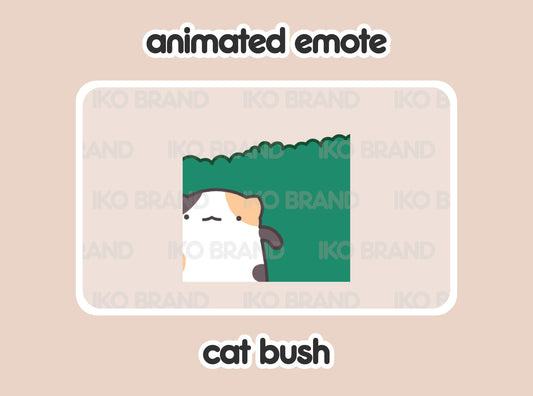 Calico Cat Hiding Bush