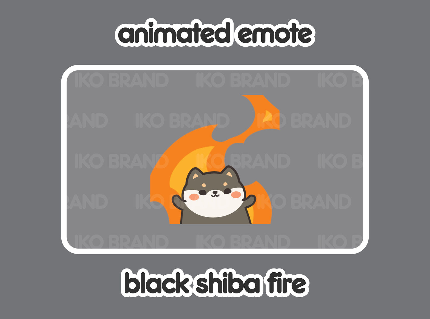 Black Shiba Inu Fire