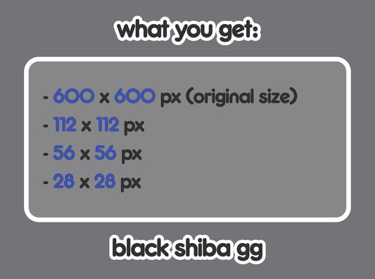 Black Shiba Inu GG