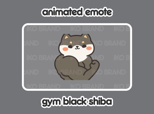 Gym Black Shiba Inu