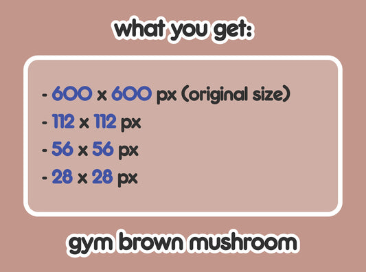 Gym Brown Mushroom
