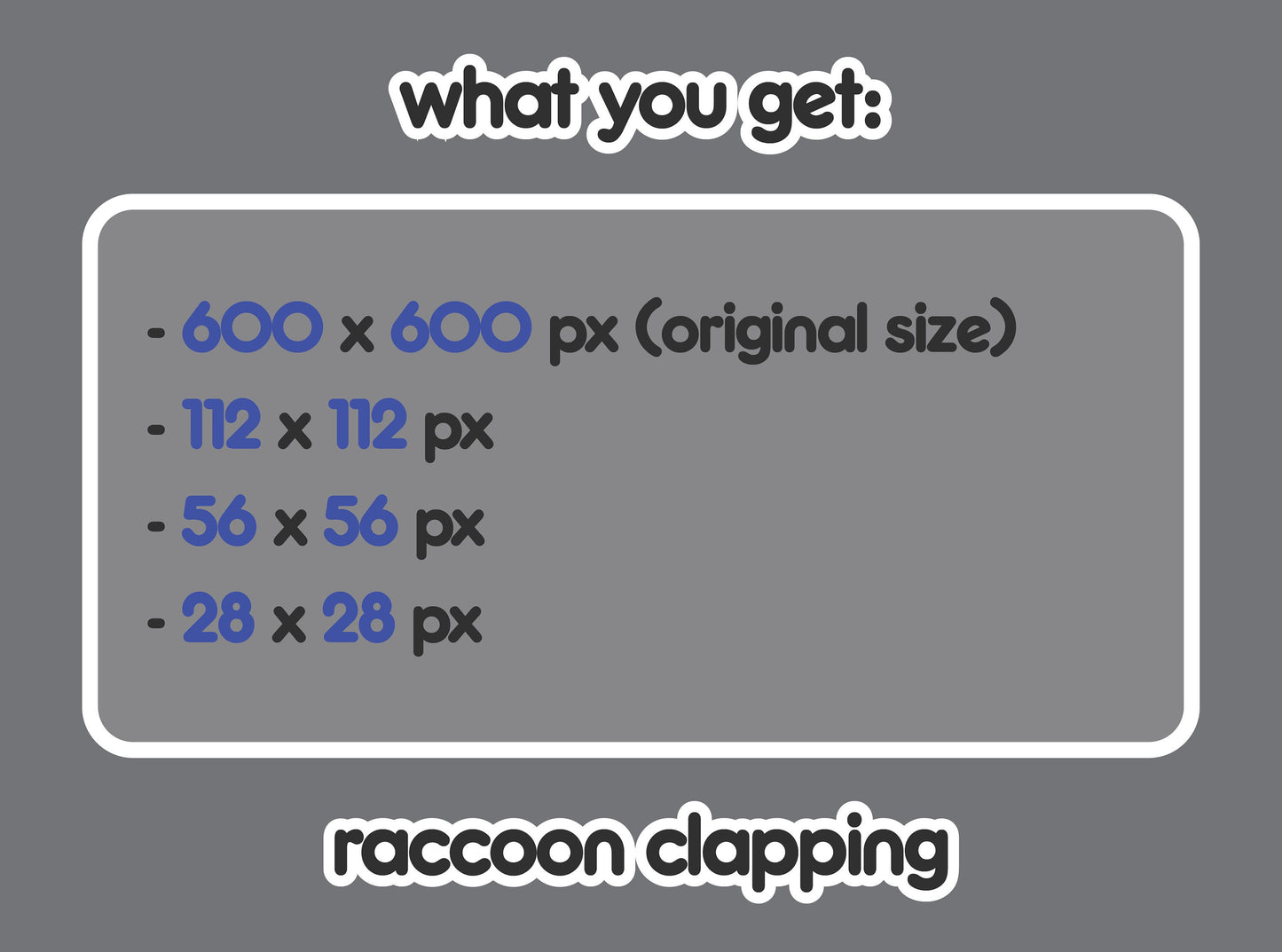 Raccoon Clapping