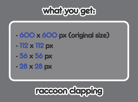 Raccoon Clapping