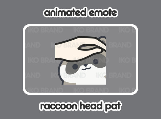 Raccoon Head Pat
