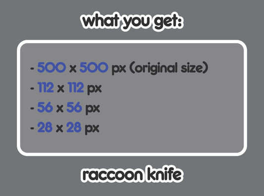 Raccoon Evil Knife Stabbing