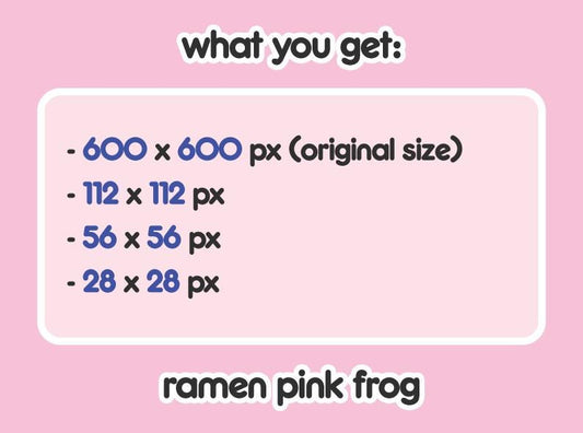 Pink Frog Ramen