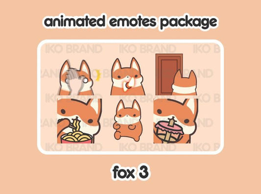 Fox Animated Emotes 3