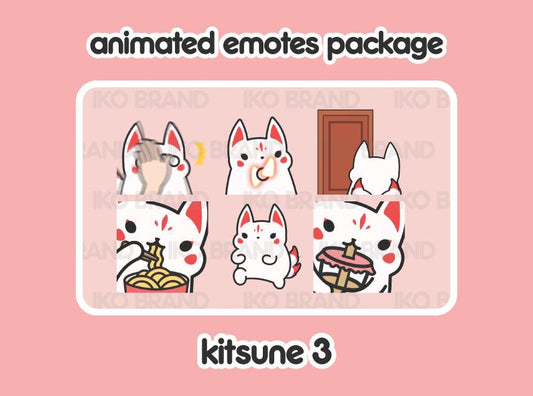 Kitsune Animated Emotes 3