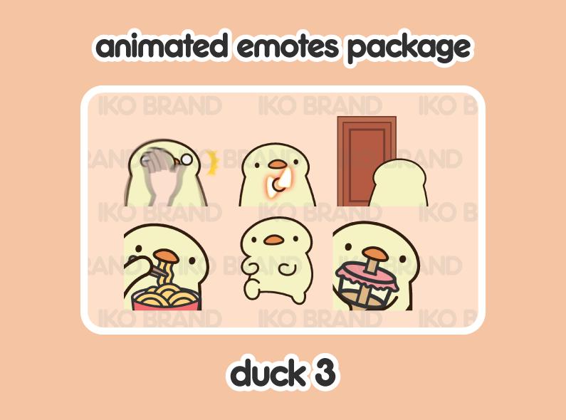 Duck Animated Emotes 3