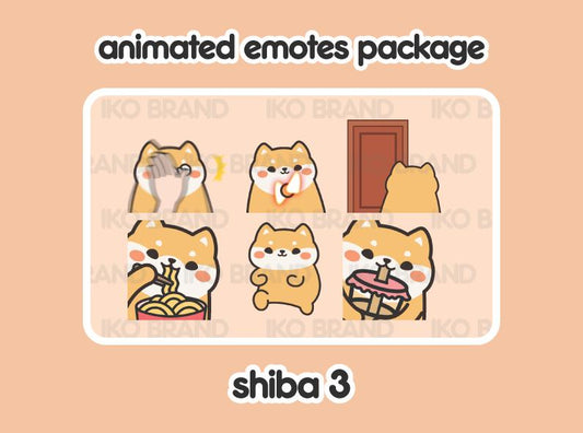Shiba Animated Emotes 3
