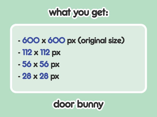 Bunny Door Leaving