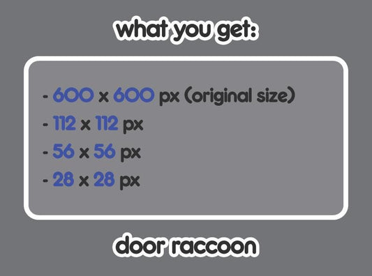 Raccoon Door Leaving