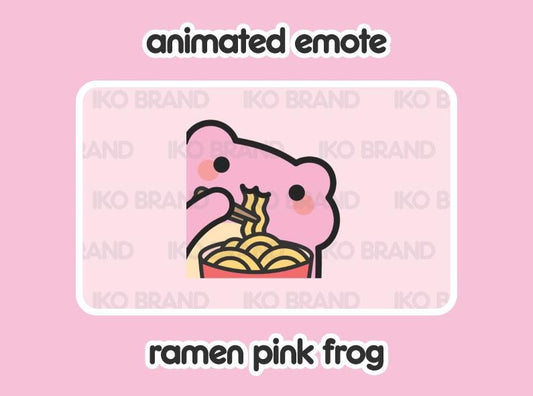 Pink Frog Ramen