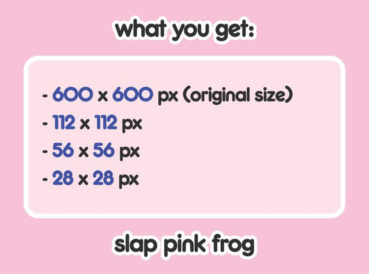 Pink Frog Slap