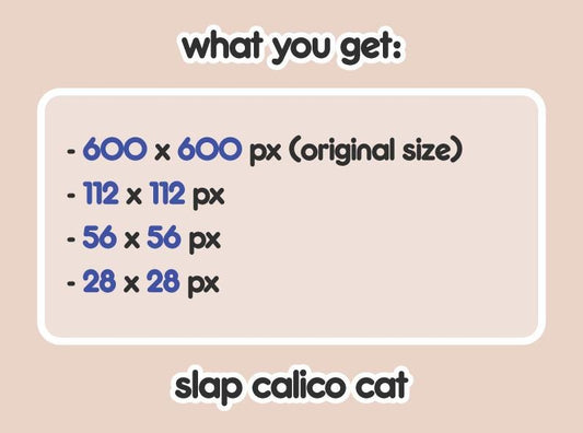 Calico Cat Slap