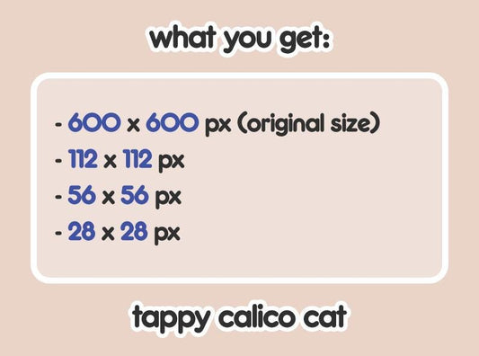 Calico Cat Tippy Taps