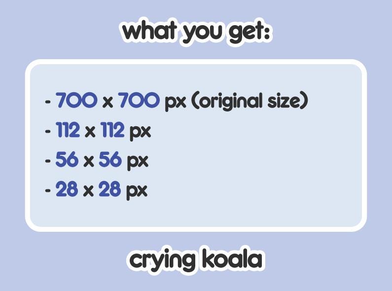 Crying Koala