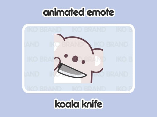 Koala Evil Knife Stabbing