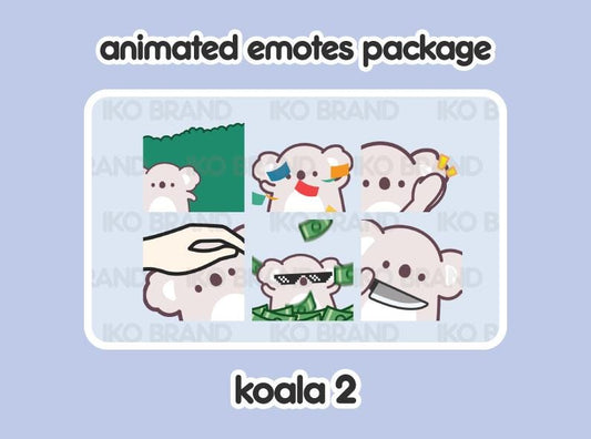 Koala Animated Emotes 2