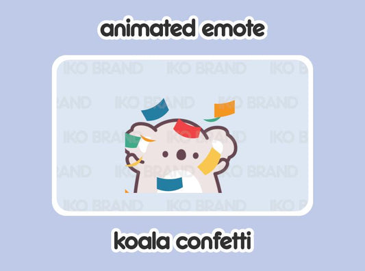 Koala Confetti Party Hype