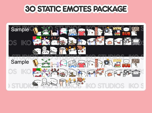 Cat Mega Static Emote Bundle