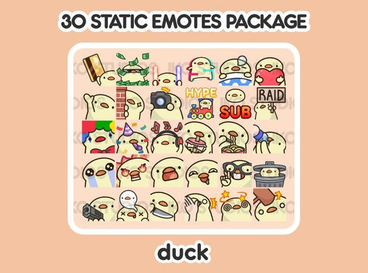 Duck Mega Static Emote Bundle