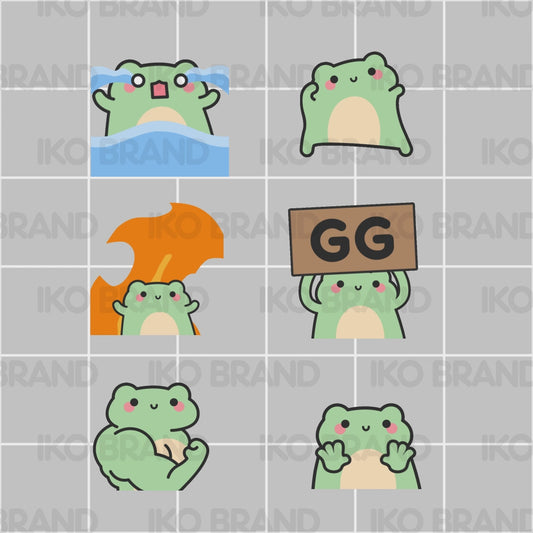 Frog Animated Emotes 1