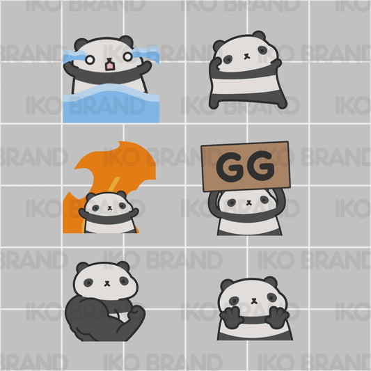 Panda Animated Emotes 1