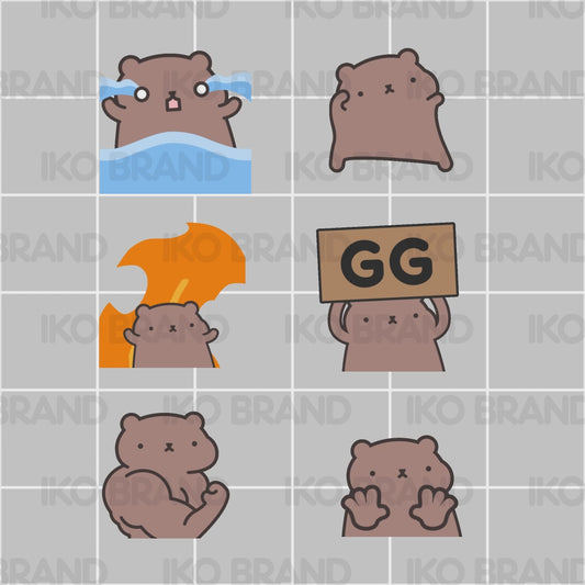 Bear Animated Emotes 1
