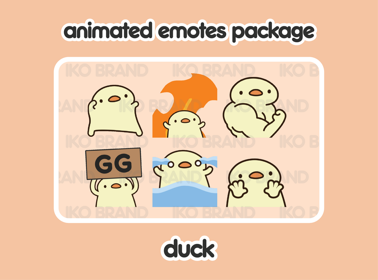 Duck Animated Emotes 1