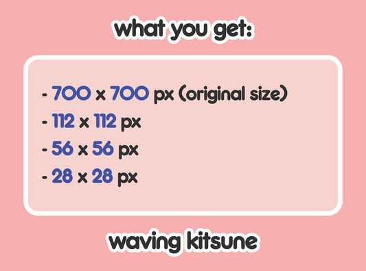 Kitsune Waving