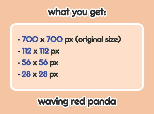 Red Panda Waving