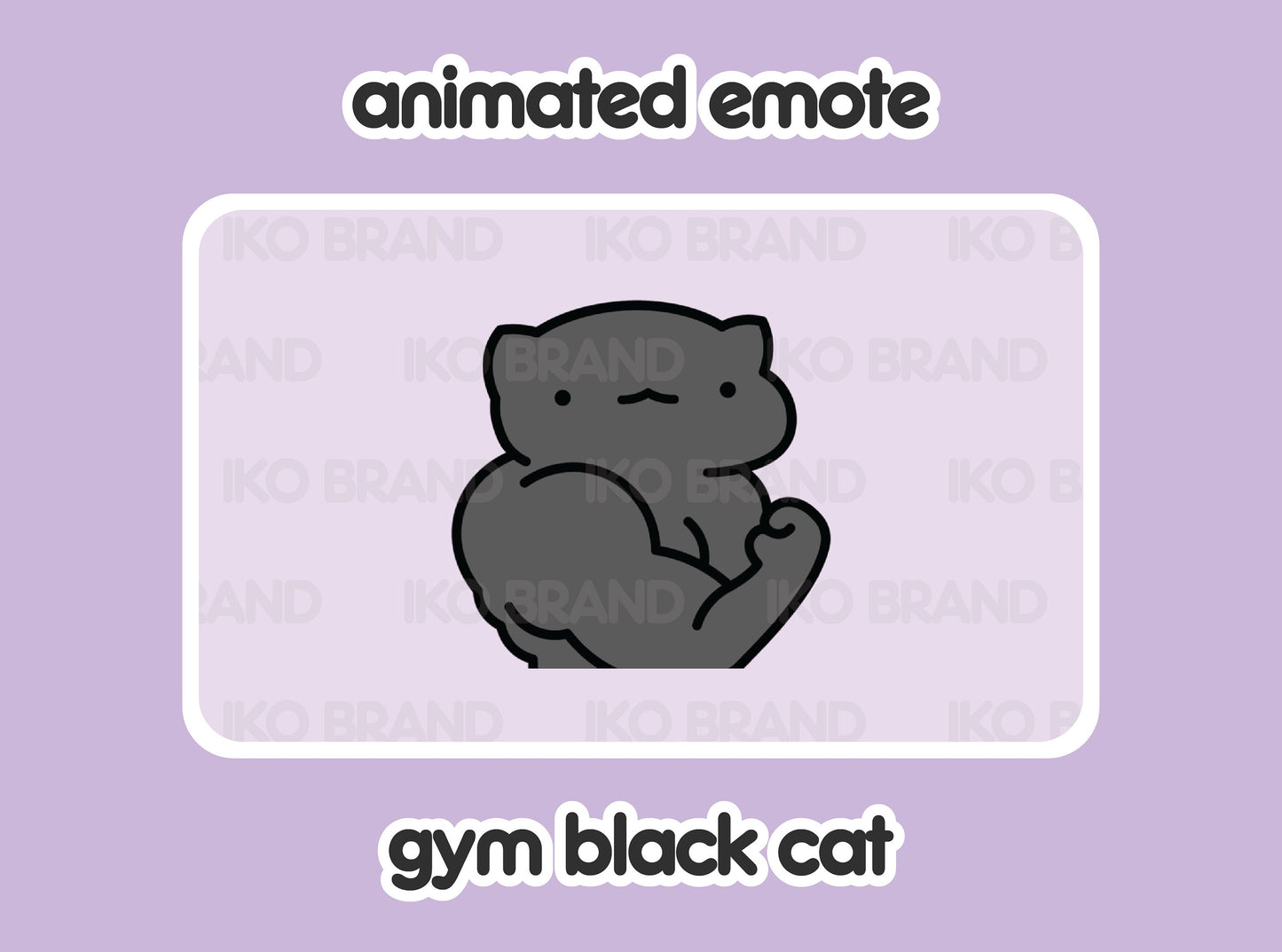 Gym Black Cat