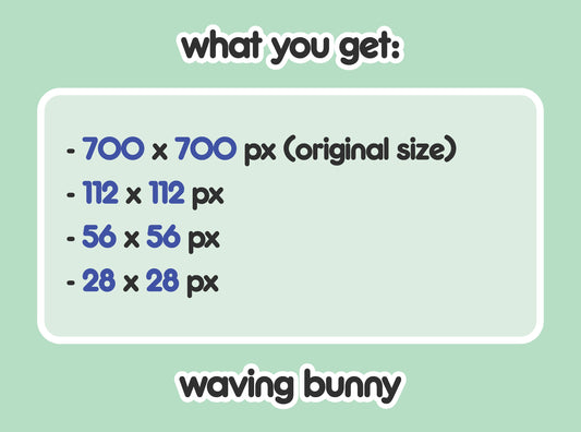 Bunny Waving