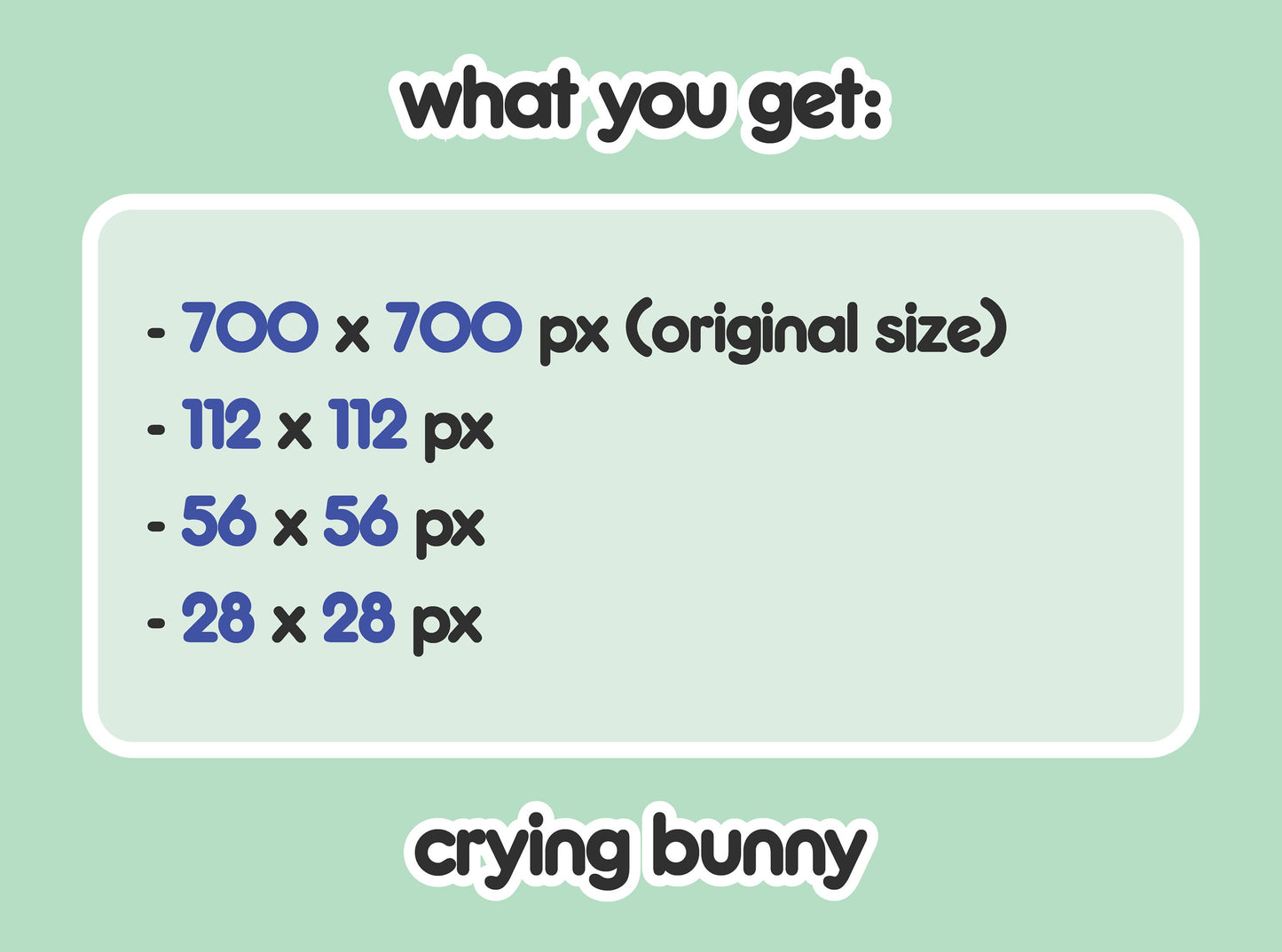 Bunny Crying