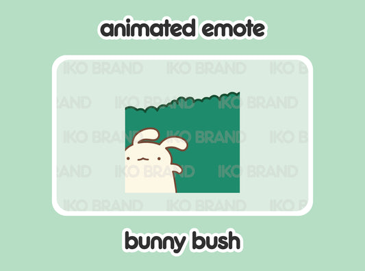 Bunny Hiding Bush