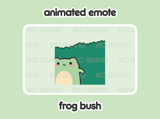 Frog Hiding Bush