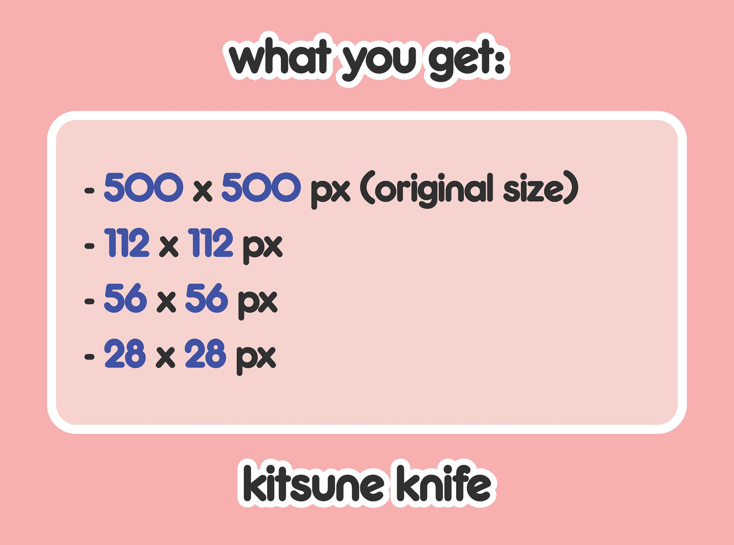 Kitsune Evil Knife Stabbing