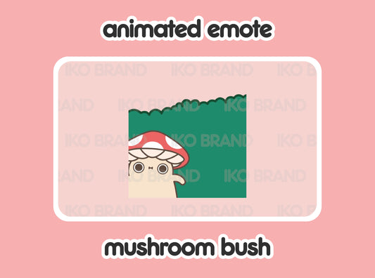 Mushroom Hiding Bush