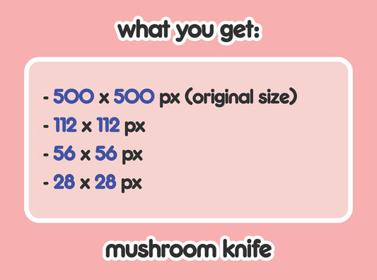 Mushroom Evil Knife Stabbing