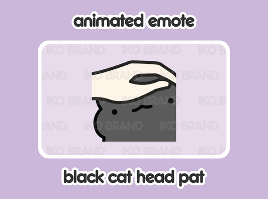 Black Cat Head Pat