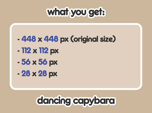 Dancing Capybara
