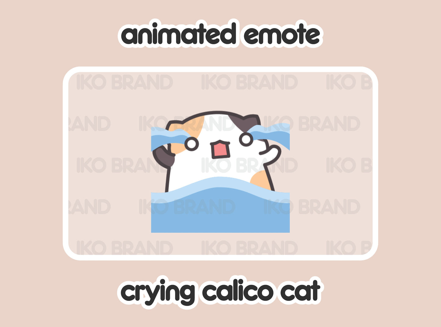 Crying Calico Cat