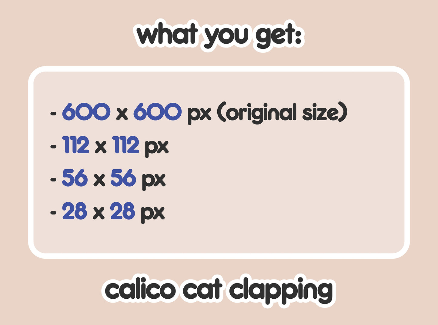 Calico Cat Clapping