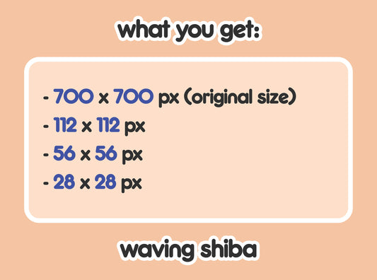 Shiba Inu Waving