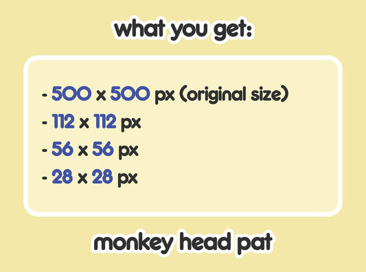 Monkey Head Pat
