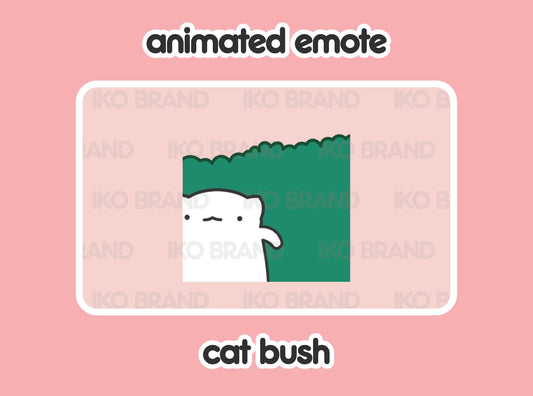 Cat Hiding Bush