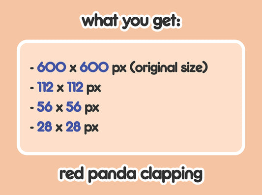 Red Panda Clapping