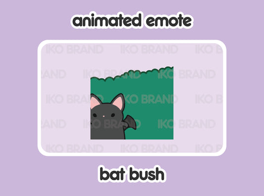 Bat Hiding Bush