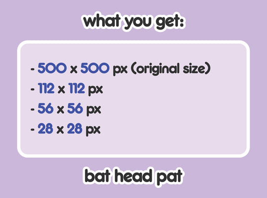 Bat Head Pat